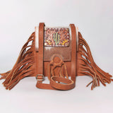 American Darling Cross Body Hand Tooled Hair on-Genuine Leather Western Women Bag Handbag Purse | Crossbody for Cute