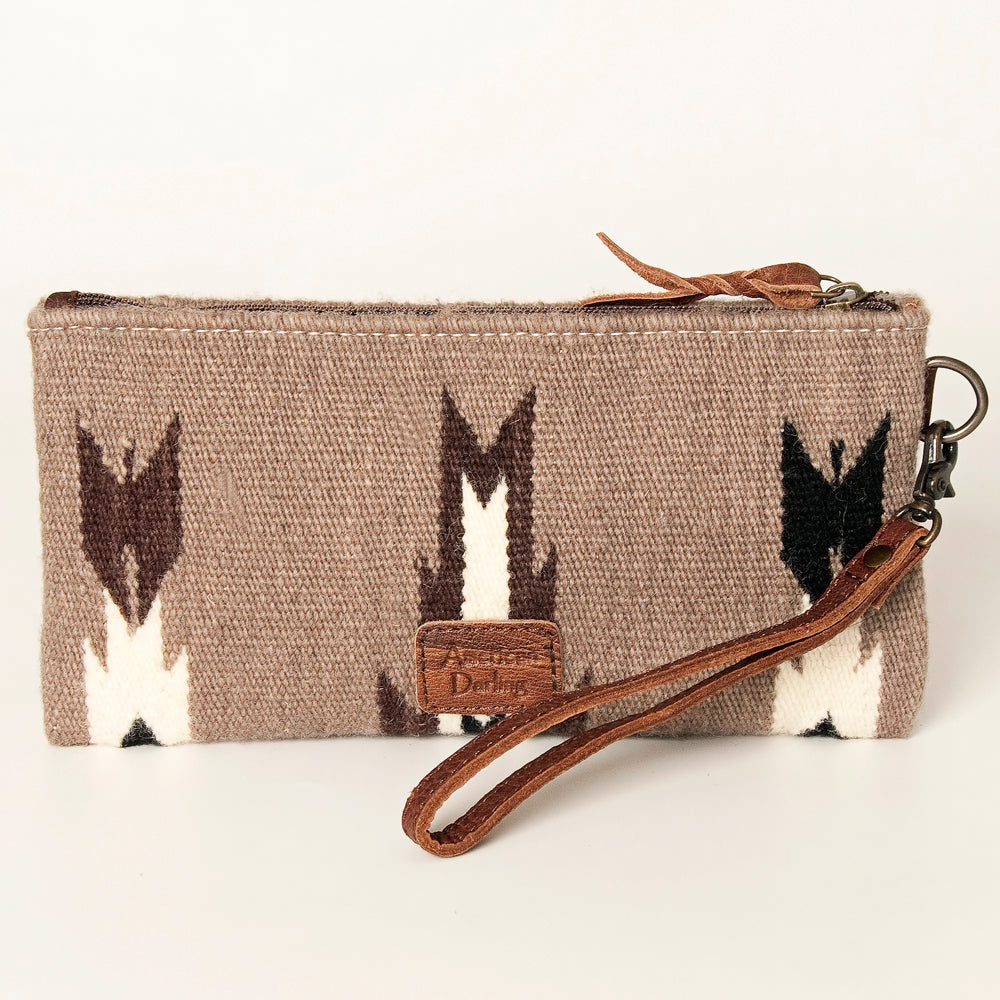 American Darling Wristlet Saddle Blanket Fabric Genuine Leather Western Women Bag | Handbag Purse | Women Wristlet | Wristlet Wristlet | Travel Wristlet | Leather Wristlet | Clutch Wristlet