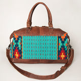 American Darling Duffel Saddle Blanket Genuine Leather Women Bag Western Handbag Purse