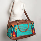 American Darling Duffel Saddle Blanket Genuine Leather Women Bag Western Handbag Purse