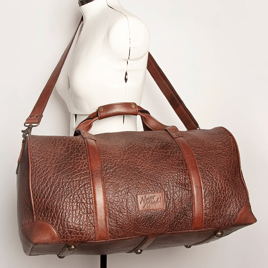 Never Mind Nmbgz128 Duffel Vintage Handmade Genuine Cowhide Leather Women Bag Western Handbag Purse