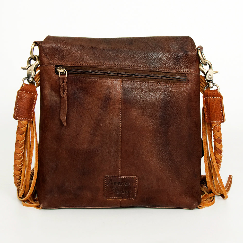 American Darling Cross Body Full Grain Genuine Leather Western Women Bag Handbag Purse | Crossbody for Cute