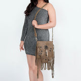 American Darling Cross Body Full Grain Genuine Leather Western Women Bag Handbag Purse | Crossbody for Cute