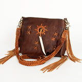 American Darling Cross Body Full Grain Genuine Leather Western Women Bag Handbag Purse | Crossbody for Cute