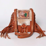 American Darling Cross Body Hand Tooled Hair on-Genuine Leather Western Women Bag Handbag Purse | Crossbody for Cute