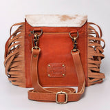 American Darling Cross Body Hand Tooled Hair on-Genuine Leather Western Women Bag Handbag Purse | Crossbody for Cute