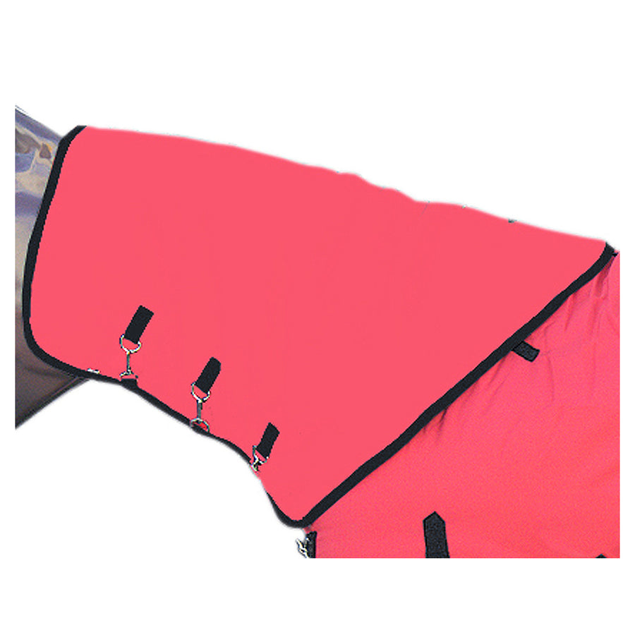 Hilason 600D Winter Waterproof Poly Turnout Horse Hood Neck Cover Red - Uhorse
