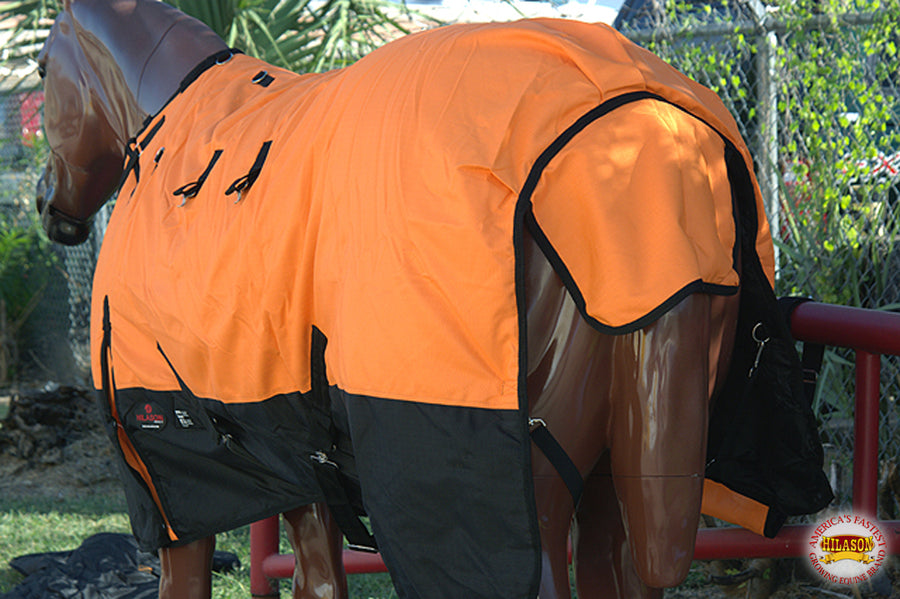 HILASON 600D Winter Waterproof Poly Horse Blanket Belly Wrap | Sheet Turnout Sheets for Horses