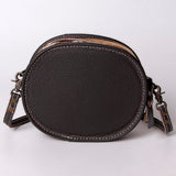 OHLAY KBG107 Canteen Hand Tooled Genuine Leather women bag western handbag purse