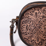 OHLAY KBG107 Canteen Hand Tooled Genuine Leather women bag western handbag purse