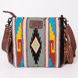 American Darling Signature Crossbody Hand Tooled Saddle Blanket Genuine Leather Women Bag Western Handbag Purse