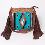 American Darling Signature Crossbody Hand Tooled Saddle Blanket Genuine Leather Women Bag Western Handbag Purse