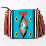 American Darling Signature Crossbody Hand Tooled Saddle Blanket Genuine Leather Women Bag Western Handbag Purse