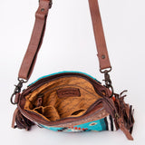 American Darling Signature Crossbody Hand Tooled Saddle Blanket Genuine Leather Women Bag Western Handbag Purse