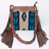 American Darling Signature Crossbody Hand Tooled Saddle Blanket Genuine Leather Women Bag Western Handbag Purse