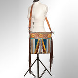 American Darling Signature Crossbody Hand Tooled Saddle Blanket Genuine Leather Women Bag Western Handbag Purse