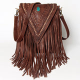American Darling Messenger Full Grain Genuine Leather Western Women Bag Handbag Purse | Cute