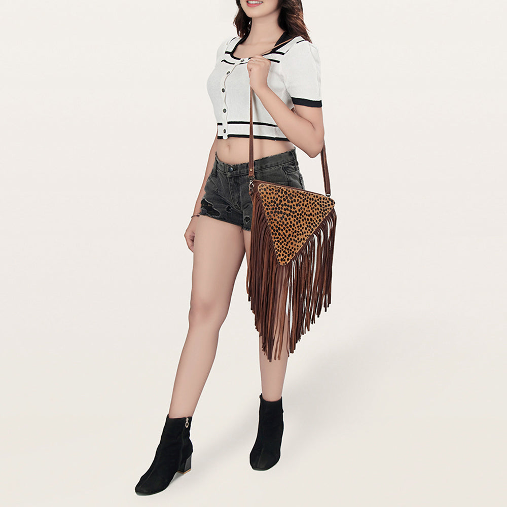 American Darling Cross Body Hair on Genuine Leather Western Women Bag | Handbag Purse Crossbody for Cute