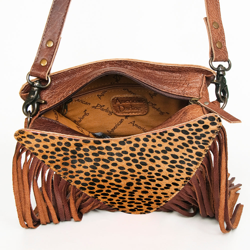 American Darling Cross Body Hair on Genuine Leather Western Women Bag | Handbag Purse Crossbody for Cute