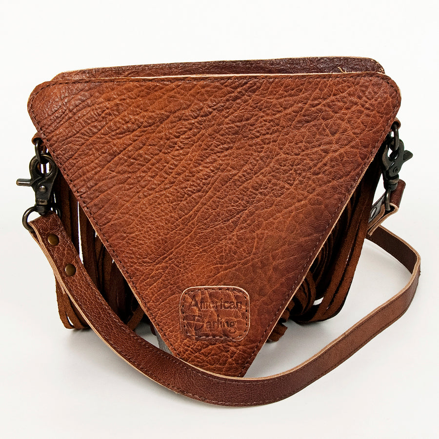 American Darling Cross body Bag, Genuine Leather Western Purse with Hair-On Cowhide, Handcrafted Fringes & YKK Zipper