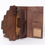 American Darling Messenger Saddle Blanket Fabric Genuine Leather Western Women Bag Handbag Purse | Cute