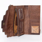 American Darling Messenger Saddle Blanket Fabric Genuine Leather Western Women Bag Handbag Purse | Cute