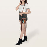 American Darling Cell Phone Holder Saddle Blanket Genuine Leather Western Women Bag Purse | Case