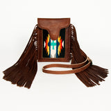 American Darling Cell Phone Holder Saddle Blanket Genuine Leather Western Women Bag Purse | Case
