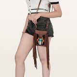 American Darling Cell Phone Holder Saddle Blanket Genuine Leather Western Women Bag Purse | Case