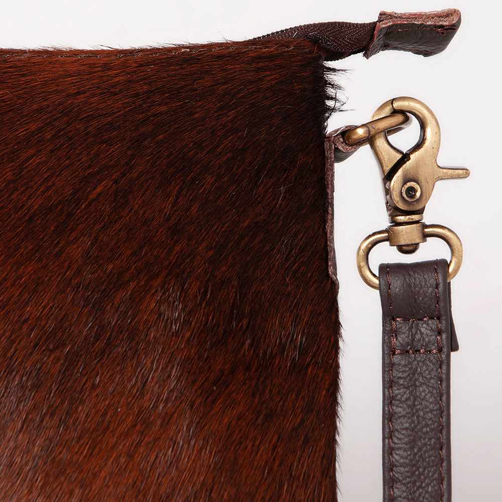 OHLAY KBK101 HOBO Hand Tooled Hair-on Genuine Leather women bag western handbag purse