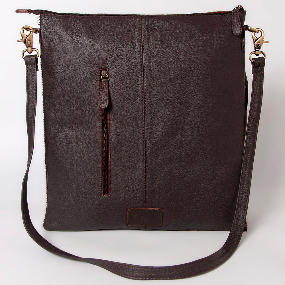 OHLAY KBK101 HOBO Hand Tooled Hair-on Genuine Leather women bag western handbag purse