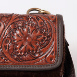 Ohlay Bags KBK107 Clutch Hand Tooled Hair-On Genuine Leather Women Bag Western Handbag Purse