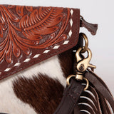 Ohlay Bags KBK120 Envelope Hand Tooled Hair-On Genuine Leather Women Bag Western Handbag Purse