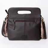 OHLAY KBA118 Clutch Hand Tooled Hair-On Genuine Leather women bag western handbag purse