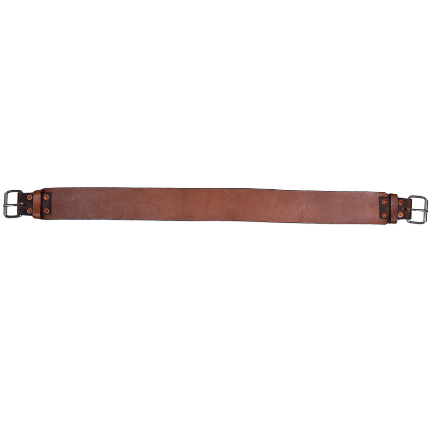 Horse Saddle Cinch Girth Leather Antique Tan Comfytack by Hilason