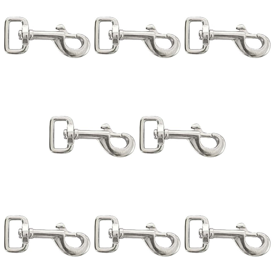 HIlason 1 Inch X 3 1/4 Die Cast Bolt Snap Nickel Plated Set Of 8 - Uhorse