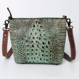 American Darling Cross Body Crocodile Embossed Genuine Leather Western Women Bag Handbag | for Cute Laptop