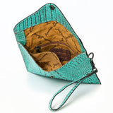 American Darling Coin Purse Crocodile Embossed Genuine Leather Western Women Bag | Handbag Wallet Purses