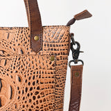 American Darling Tote Crocodile Embossed Genuine Leather Western Women Bag Handbag | Tote Bag | Tote for Women | Cute Tote Bag | Laptop Tote Bag