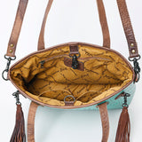 American Darling Tote Crocodile Embossed Genuine Leather Western Women Bag Handbag | for Cute Laptop