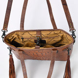 American Darling Tote Crocodile Embossed Genuine Leather Western Women Bag Handbag | for Cute Laptop