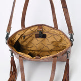 American Darling Tote Crocodile Embossed Genuine Leather Western Women Bag Handbag | for Cute Laptop