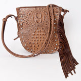 American Darling Tote Crocodile Embossed Genuine Leather Western Women Bag Handbag | for Cute Laptop