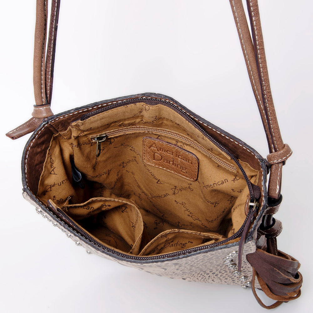 American Darling Tote Crocodile Embossed Genuine Leather Western Women Bag Handbag | for Cute Laptop