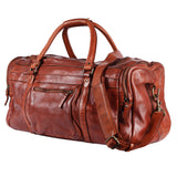 Spaghetti Western Swc401Cg Duffel Vintage Handmade Drum Dyed Genuine European Cowhide Leather Women Bag Western Handbag Purse