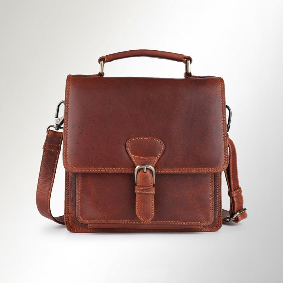 Spaghetti Western Swc426Dkbrn Briefcase Vintage Handmade Drum Dyed Genuine European Cowhide Leather Women Bag Western Handbag Purse