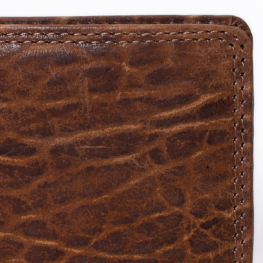 Spaghetti Western Swc452Brn Wallet Vintage Handmade Drum Dyed Genuine European Cowhide Leather Women Bag Western Handbag Purse