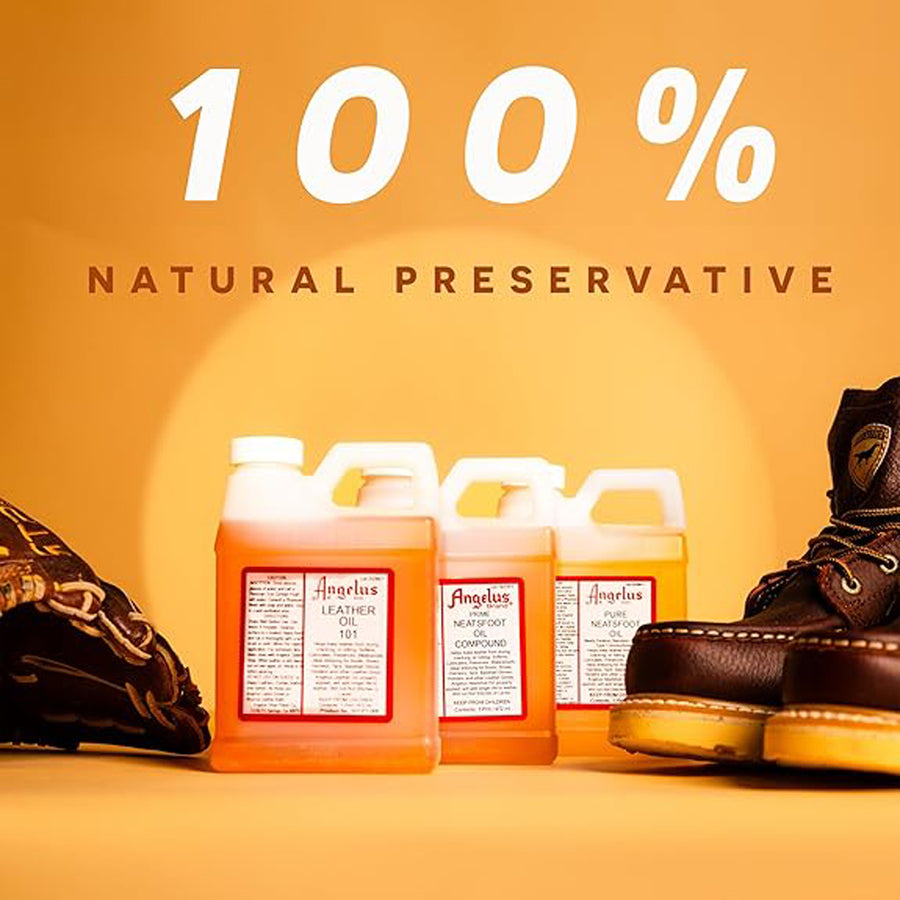 16 Oz Angelus prime Neatsfoot Compound save Shoes Boots Leather Oil
