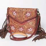 ADBGF105C American Darling Hand Tooled Genuine Leather Women Bag Western Handbag Purse
