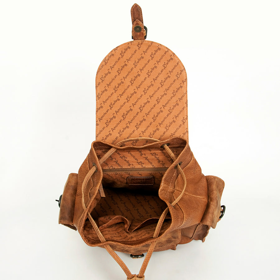 American Darling Backpack Full Grain Genuine Leather Western Women Bag | for Laptop School Purse Travel